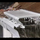 Completed gutter installation on a Dallas, GA home